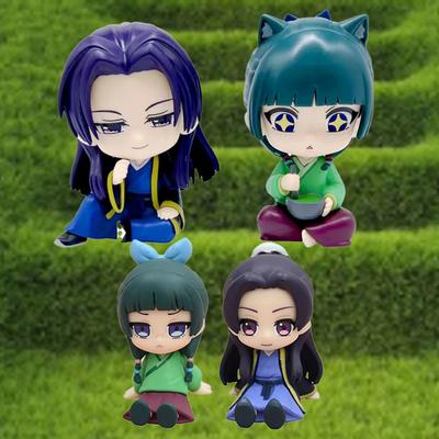 6cm/12cm Desktop Cute The Apothecary Diaries Maomao Jinshi Kwaii Style Anime Figure Toys PVC Model Collector Doll Birthday Gift