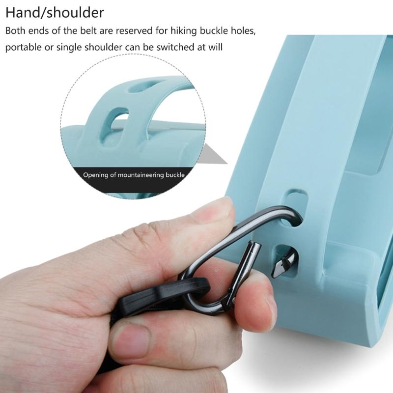 Schutzhülle aus Silikon für Lautsprecher Tasche mit Schultergurt Staubschutzstöpsel Schalllochdesign Schutzhülle