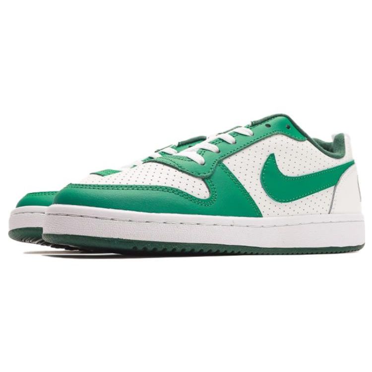 Nike Court Borough Leather Casual Comfortable Non-Slip Durable Low-Top Kids Skate Shoes Kids Sneaker White Green FN3689-131