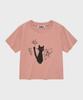 Pallet Night Nero Crop Short Sleeve Tee Pink