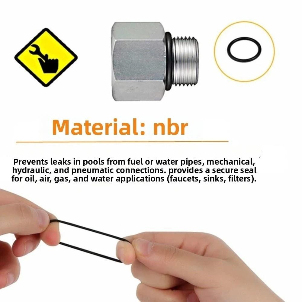 Assortment Set Air Conditioning O Ring Kit Rubber Accessories Durable O-Type Sealing Rubber Ring Maintenance 24 Size