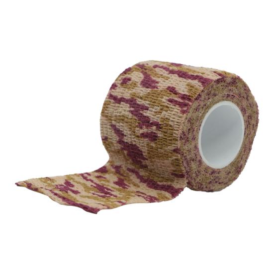 1 Roll Camouflage Tape Anti-scratches Self-Adhesive Widely Applied Military Camo Stretch Bandage Tape