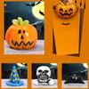 Halloween Cute Micro Landscape Ornaments Pumpkin Lantern Bat Hat Halloween Decorations Keychain Pendant