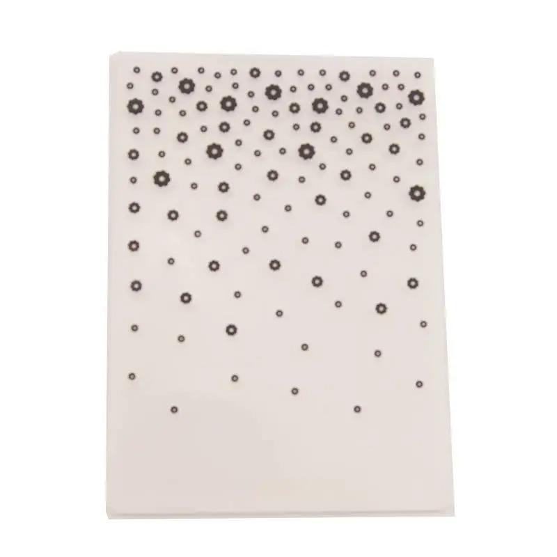 3D Textured Impressions Embossing Folder, Line Textured Dot Background Embossing Folder for Card Making DIY Craft Art Supplies