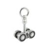 Steel Hardware Barn Door Rollers Ceiling Mount Heavy Duty Sliding Door Hanger  Wardrobe Doors