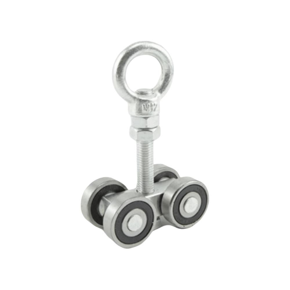 Steel Hardware Barn Door Rollers Ceiling Mount Heavy Duty Sliding Door Hanger  Wardrobe Doors