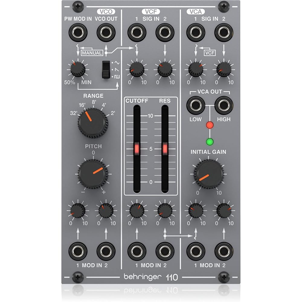 Behringer Analog Synthesizer Modular Eurorack Module Eurorack Compatible Analog VCO/VCF/VCA Modul...
