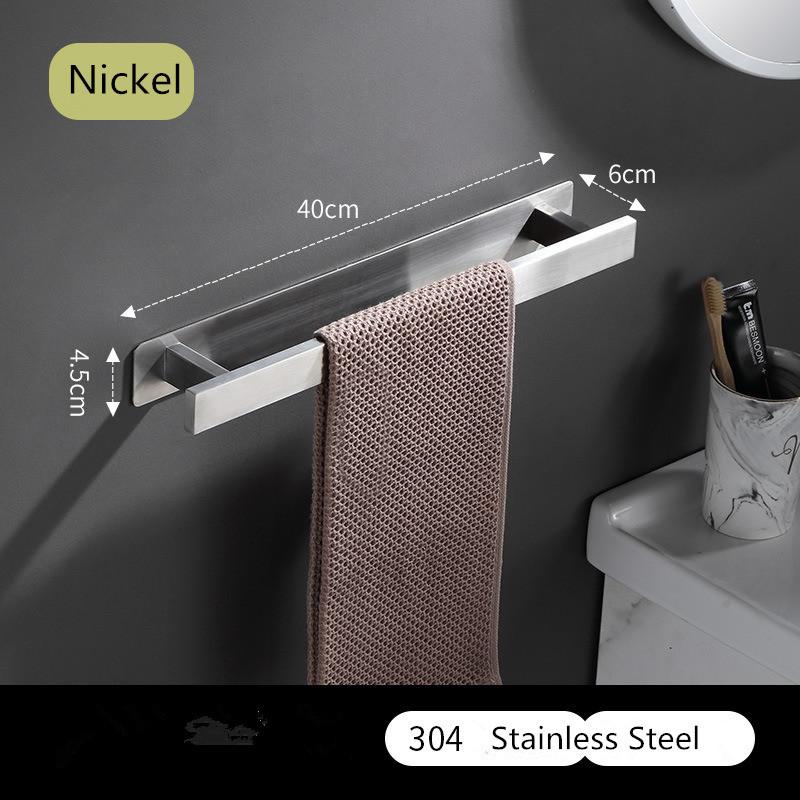 

Вешалка для полотенец Tuqiu, черный держатель для полотенец, вешалка для полотенец из нержавеющей стали, вешалка для полотенец без гвоздей, квадратный держатель для полотенец