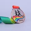 Running Runner Gold Medals Trophy Award With Neck Ribbons Express Medal Various Souvenir School Sports Prize Gift Custom Made