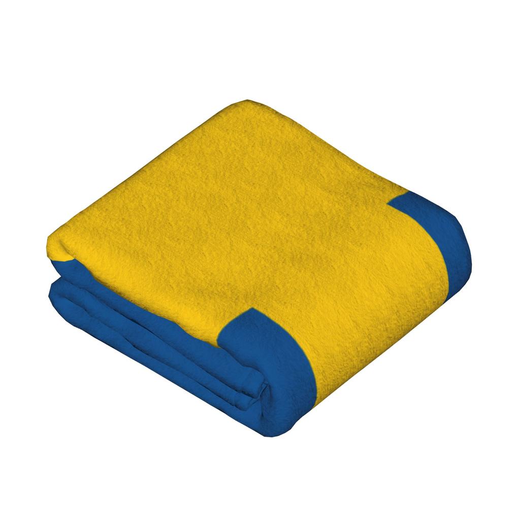 Coperta con Bandiera Svedese Flanella Invernale Portatile Leggera Sottile Plaid per Casa Viaggio Trapunta