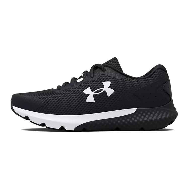 (GS) Under Armour Charged Rogue 3 Black White Kids 3024981-001 EU 38.5