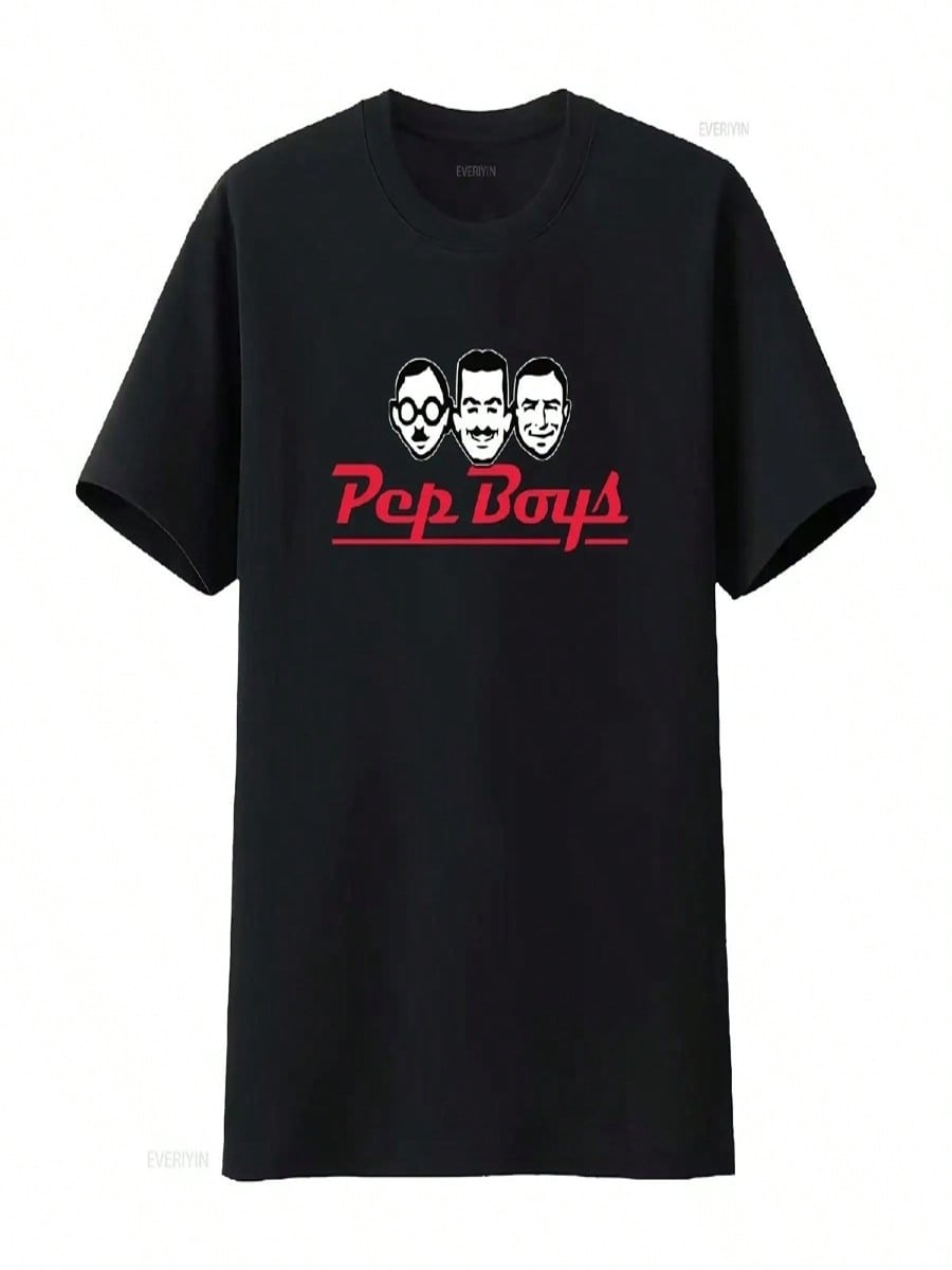 PEP BOYS Automotive Service Men s Black T Shirt S 5XL Vintage Washed Casual Fashion Homme Streetwear Graphic Stretched Slightly S разноцветный