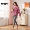 Felpa Oversize da Donna con Tasca Portacani/Gatti, Felpa con Cappuccio Casual a Manica Lunga per Autunno Inverno, con Tasca a Marsupio