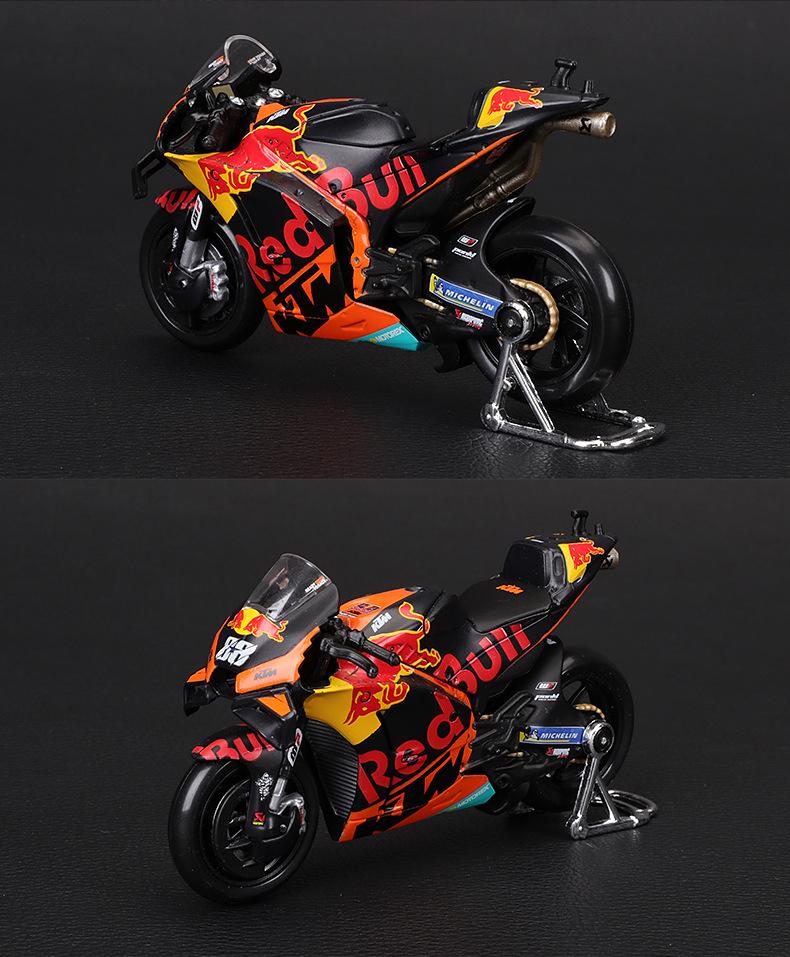 1:18 Scale 2021 Season Ducati, Honda, Yamaha Alloy Motorcycle Model Toy