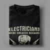 Men's Electrician Electrical Engineer T Shirt 100% Cotton Clothing Casual Short Sleeve O Neck Tees Plus Size T-Shirts