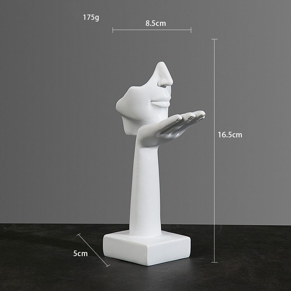 Gift Living Room Antiskid Base Figure Sculpture Desktop Ornaments Abstract Statue Resin Crafts