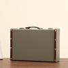 Vintage Leather Jewelry & Sundries Storage Box - Wooden Photography & Decoration Chest