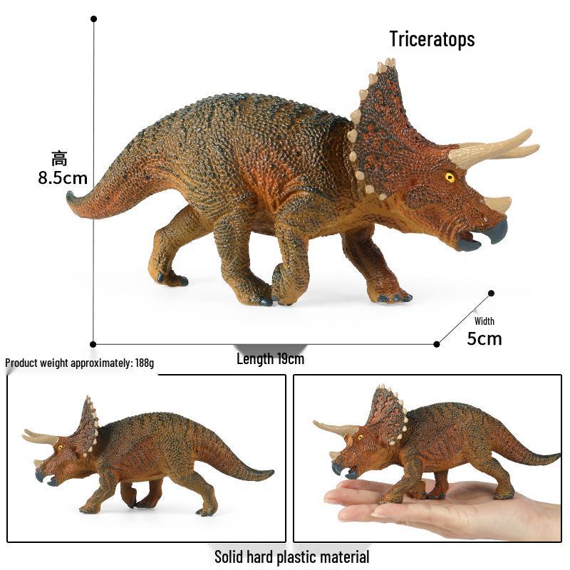 Cognitive Large Stegosaurus Solid Dinosaur Toy: Jurassic Simulation Animal Figure for Kids