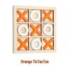 XO Wooden Chess and Tic-Tac-Toe Set: Double Player, Parent-Child Educational Toy for Kindergarten.