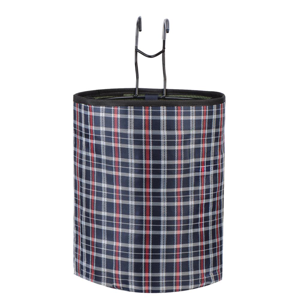 Bike Basket Front Rack Storage Bag Large Capacity Steel Frame Oxford Cloth for Outdoor