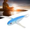 6.7in Simulated Fly Wing Fish Artificial Soft Bait Lure Fishing Tackle AccessoryBlue