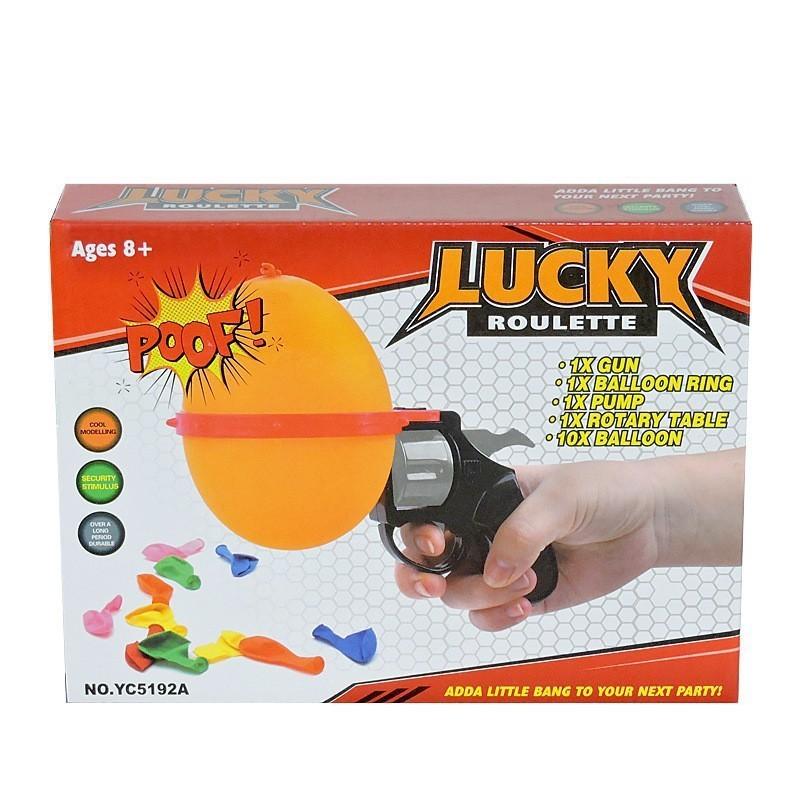 Russian Roulette Balloon Game Party Tricky Toy Interactive Water Balloon Shooter Lucky Games for Family Funny Tabletop Game