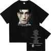 Damiano David Fun Little Fear T-shirt Harajuku Estetika pro muže a ženy Vysoce kvalitní retro pohodlné čisté bavlněné tričko