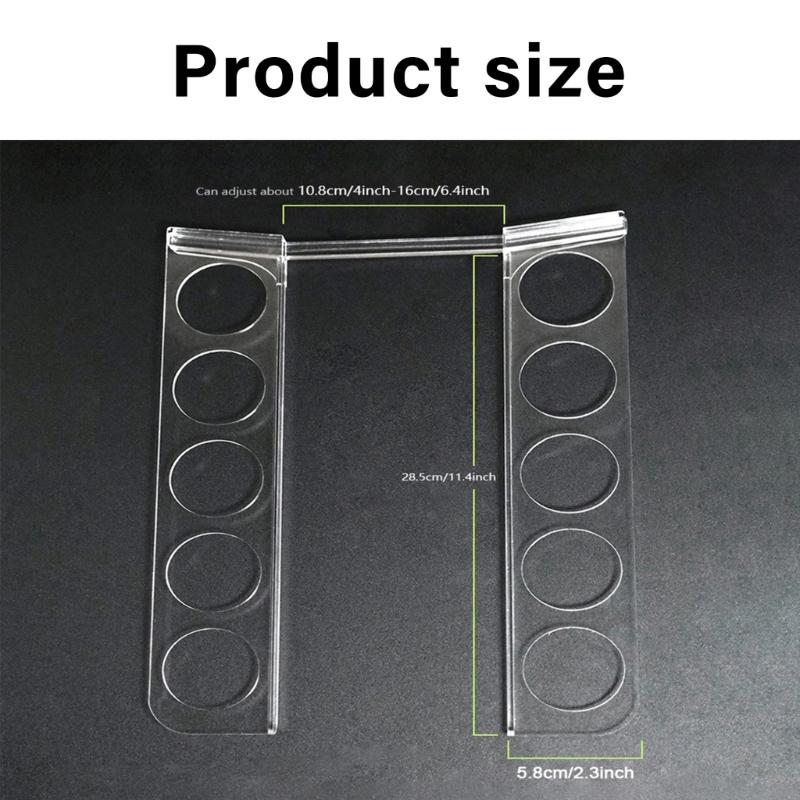 Convenient Coffee Organizer Coffee Pods Stand Coffee Storage Shelf Acrylic Texture Coffee Holder for Kitchen Cabinet