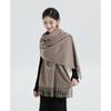 Cashmere Scarf for Women Winter High End Solid Color Scarf  Versatile Men's Shawl Korean Style Thickened Wool Scarf