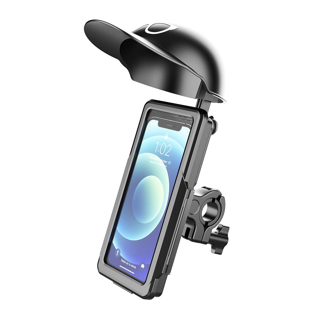 Wasserdichte Hut-Handyhalterung für Radfahren & Motorräder - Universelle Navigationshalterung