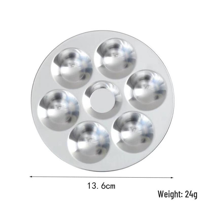Керамическая палитра «Цветок сливы»: Палитра для гуаши и акварели для художественных студентов