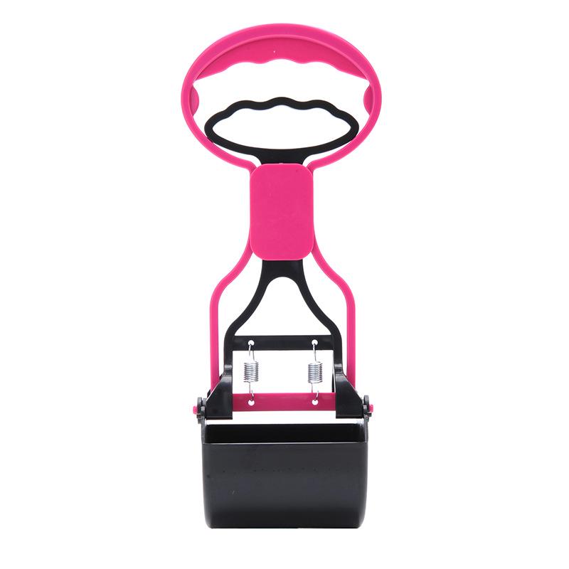 Long-Handle Dog Poop Scooper - Pet Waste Picker Clip
