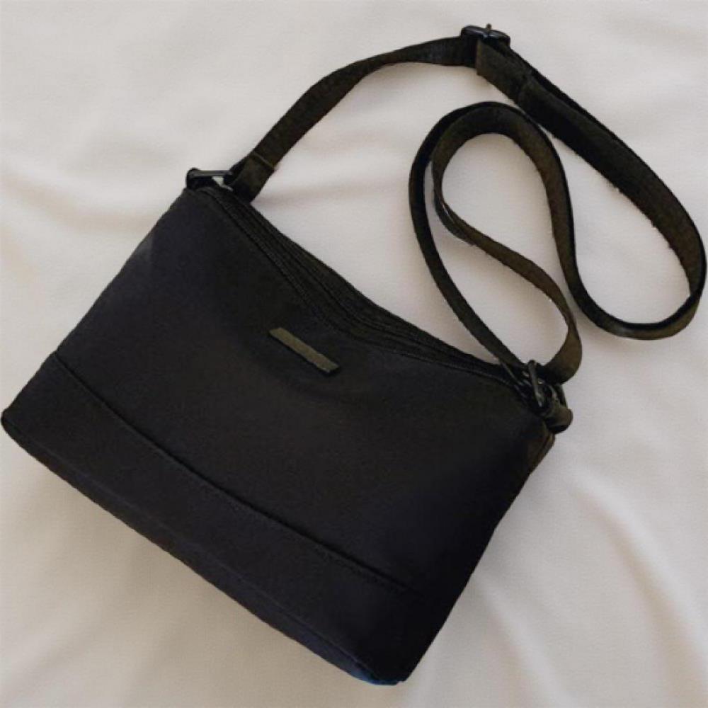 New Arrivals Open Run Women Black Three Pocket Shoulder Crossbag Nk Ccr 001