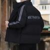 Down cotton jacket men's couple warm loose bread jacket versatile padded jacket trendy padded jacket