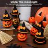 Halloween Decorations 3pcs Mini Witch Hat Art Project For Living Room Bedside Bookshelf Child Photo Prop Home Decor DIY Crafts