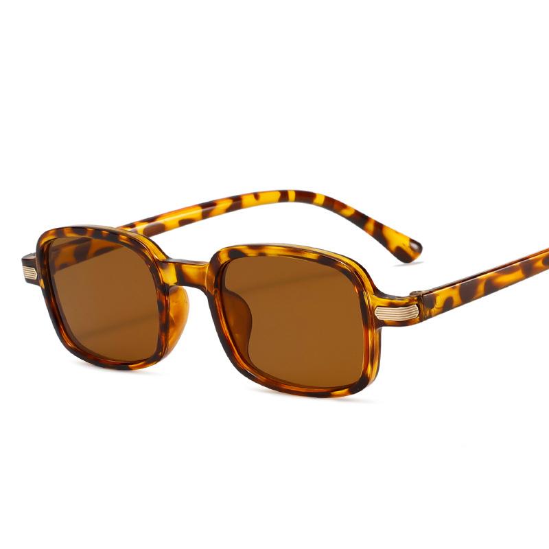 New Vintage Square Sunglasses Women Men Brand Rectangle Sun Glasses Female Oval Eyewear Oculos De Sol for Male Female Eyeglasses