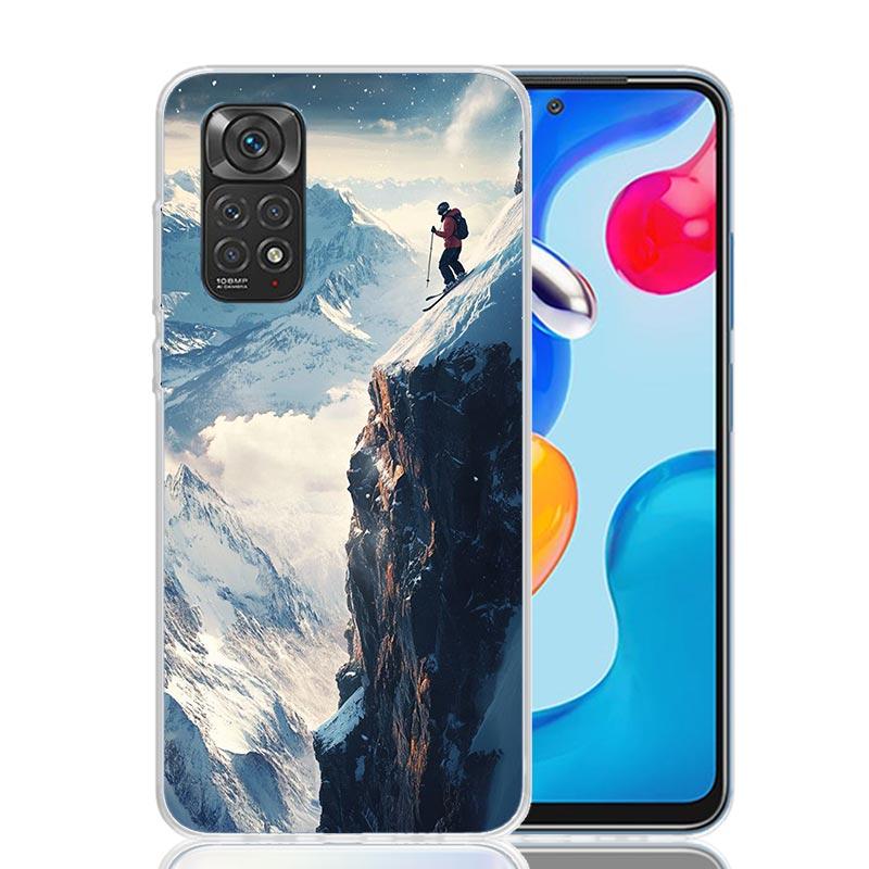 Adventure Snowboarding Extreme Phone Case For Xiaomi Redmi Note 13 14 15 Pro Plus 12S 12 14S 11S 11E 10 10S 11 11T 5G 4G Cover C