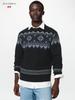 Uniqlo Lambswool Fair Isle Crew Neck Sweater