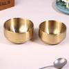 Korean Style 304 Double-layer Thick Durable Stainless Steel Rice Bowl Soup Rice Bowl Cuisine Home Child Small Bowl Cuisine