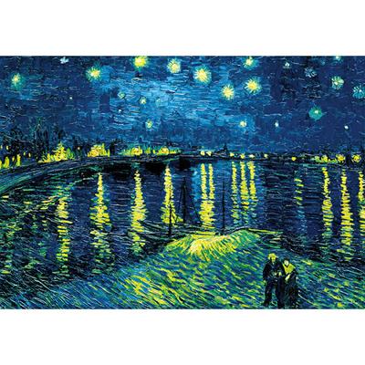 1014 Piece Jigsaw Puzzle - Starry Night on the Rhone, populärt koreanskt pussel