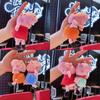 Plyšová klíčenka Peppa Pig s krátkým plyšovým materiálem pro dětský dárek a párty výslužku