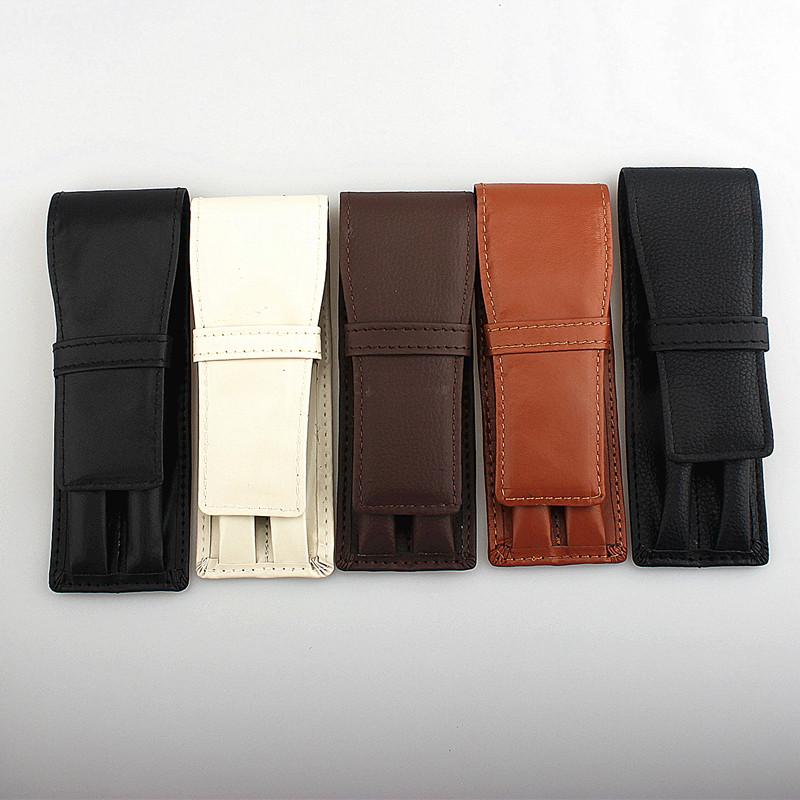 Luxury PU Leather 2 Slots  Jinhao x159 Specification Fountain Pen Tray Holder Pencil Case Office School Supplies Pouch