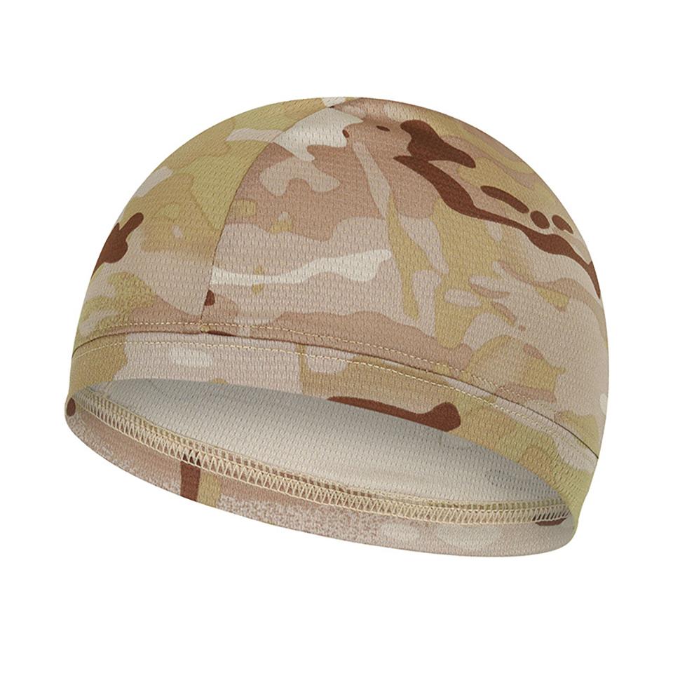 Cycling Hiking Cap Breathable Quick Dry Mesh Camo Print Bike Motorcycle Helmet Liner Sweat Wicking Sports Running Hat