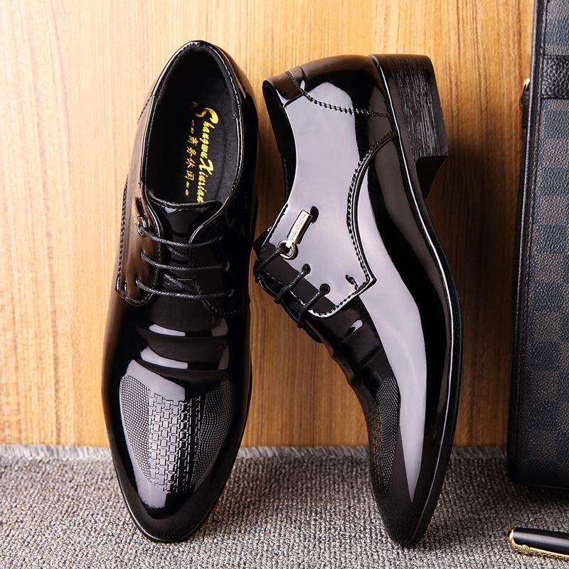 Men's Business Shoes Fashion Leather Luxury Formal Footwear Office Social Gathering Dress Shoes Men Mens Dress Shoes