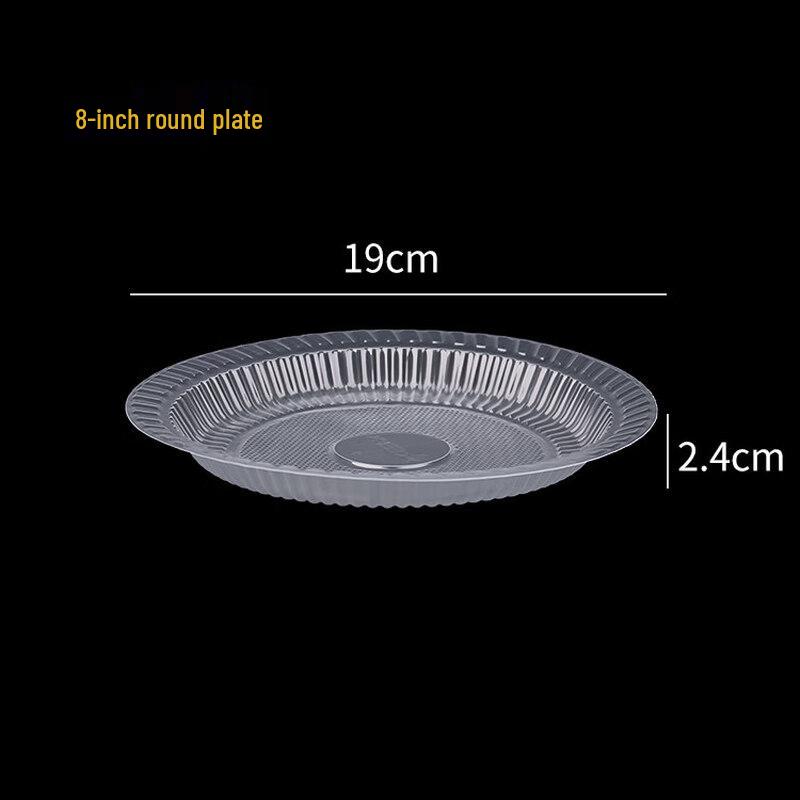 ZISIZ Disposable Aluminum Foil Round Plates