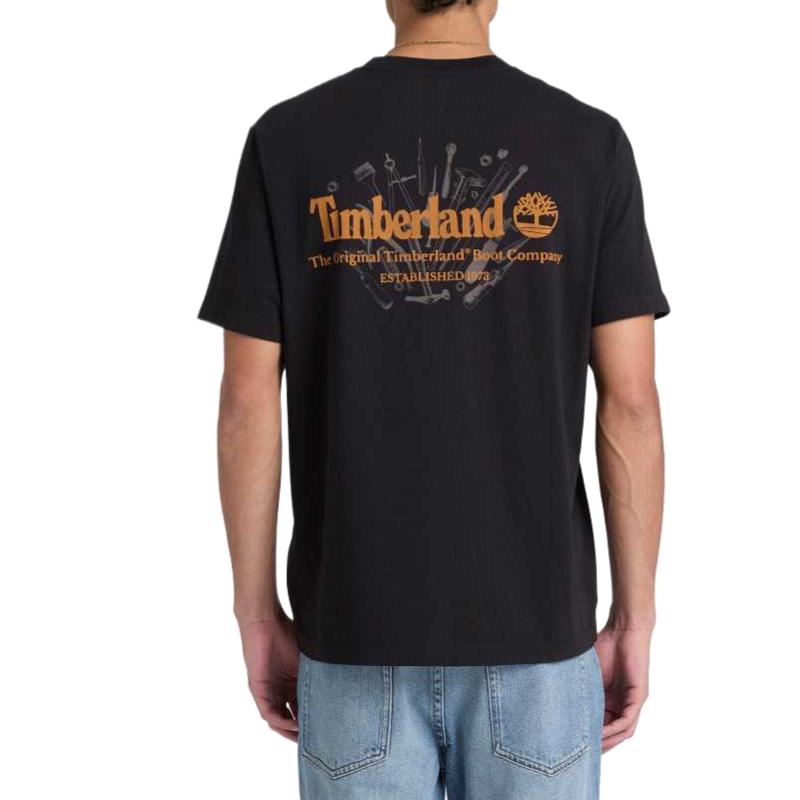 Timberland Breathable Boot Craft Pattern Simplified T-Shirt Men tops TB0A5TRQ0011