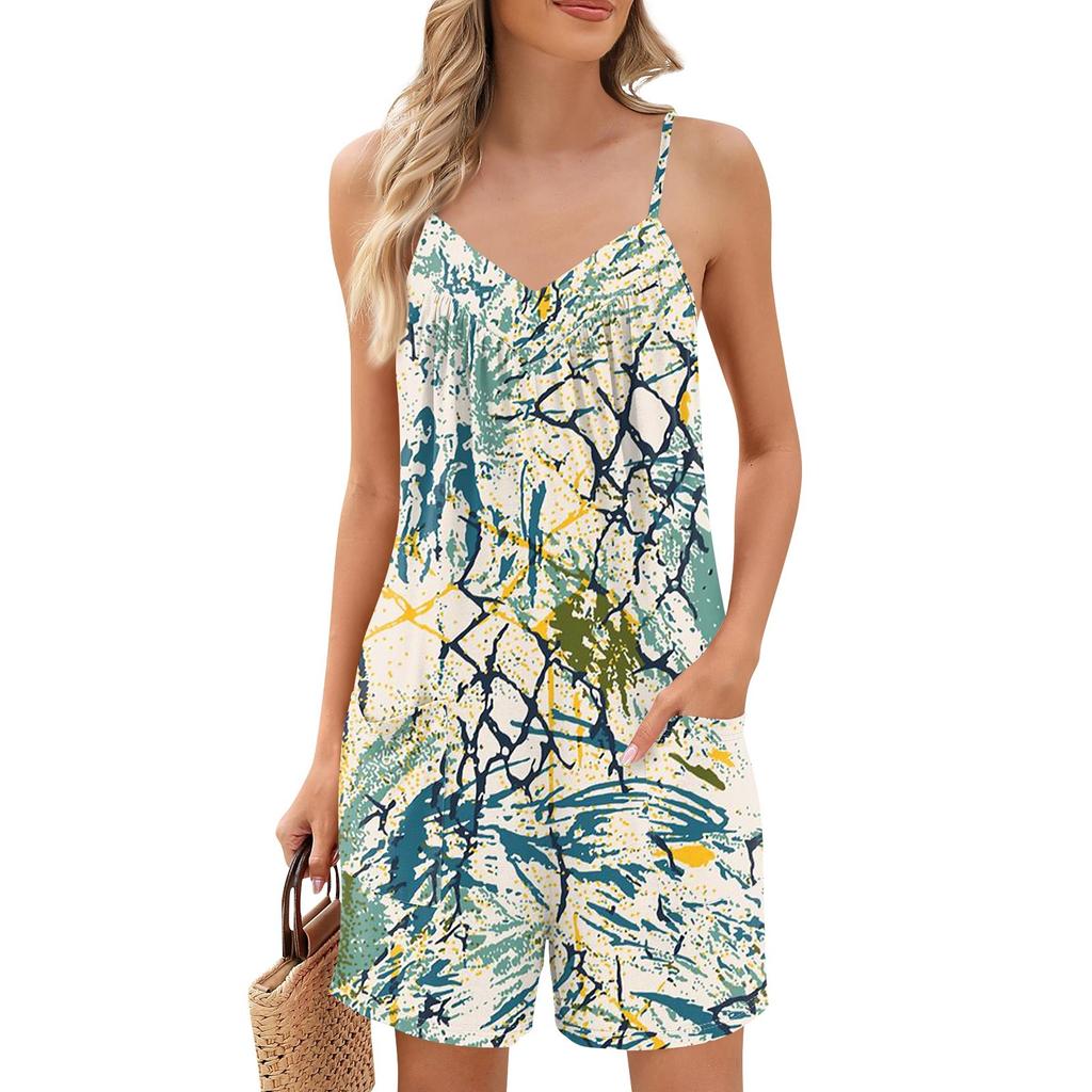 Monos De Verano Mujer Mono Corto De Verano Para Mujer Lino Y