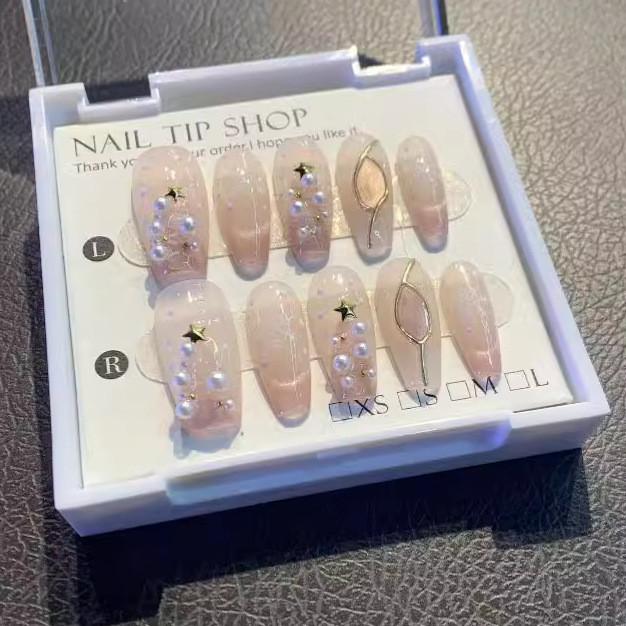 

Handmade Nail Wear Fashion Casual Simple Exquisite Classic Nail Patch Style L