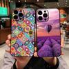 For Samsung Galaxy A07 A13 A12 A23 A50 A51 A52 A53 A70 A71 A72 A04 Note 20 9 8 10 Case Floral Paisley Flower Mandala Texture