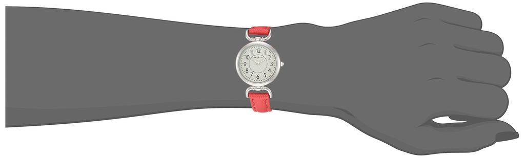 Analog Amalfidia Leather White Red [Arias] Watch, Waterproof, Strap, Dial, WW20022A-128, Women's,